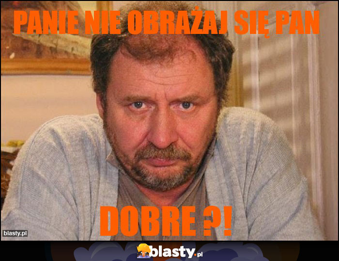 PANIE NIE OBRAŻAJ SIĘ PAN PANIE NIE OBRAŻAJ SIĘ PAN
