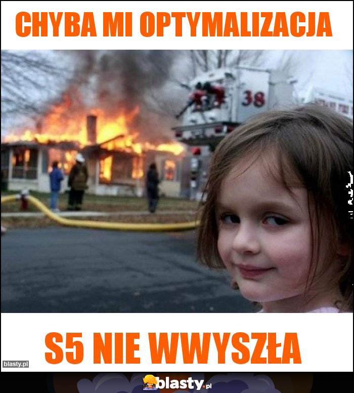 Chyba mi optymalizacja Chyba mi optymalizacja