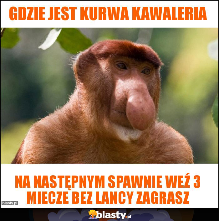 gdzie jest kurwa kawaleria gdzie jest kurwa kawaleria