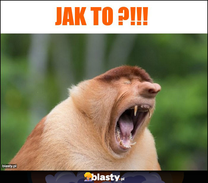 Jak to ?!!! Jak to ?!!!
