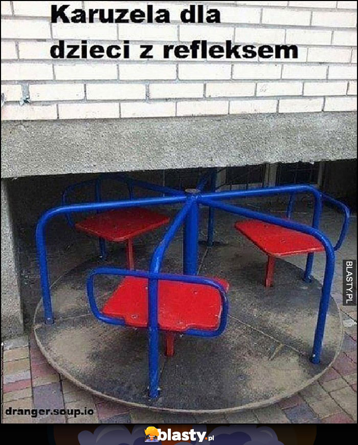 Karuzela dla dzieci z refleksem