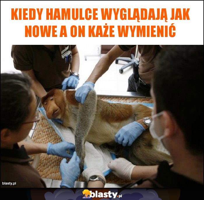 Kiedy hamulce wyglądają jak nowe a on każe wymienić Kiedy hamulce wyglądają jak nowe a on każe wymienić
