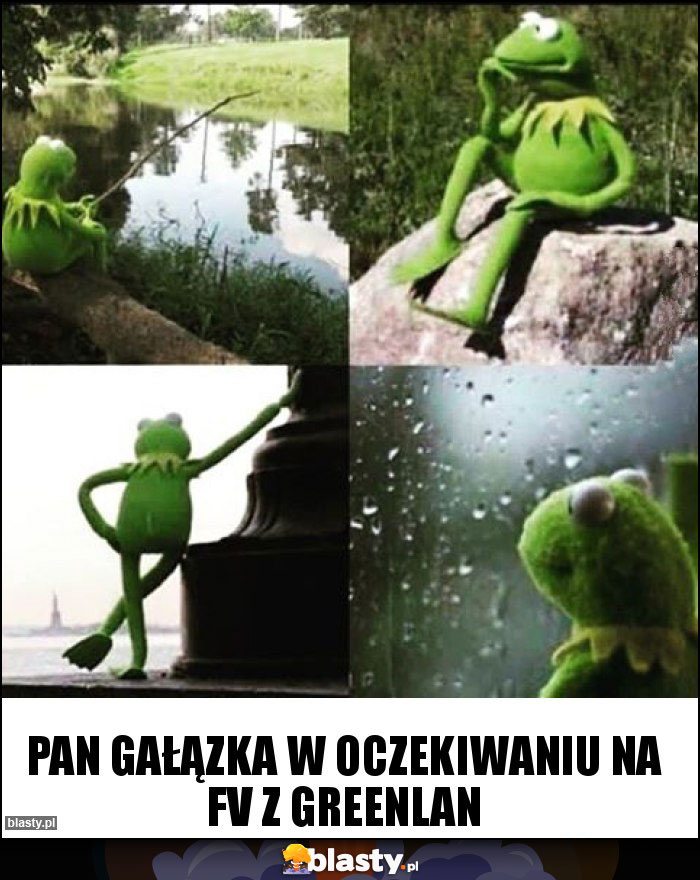 Pan Gałązka w oczekiwaniu na FV z GreenLan Pan Gałązka w oczekiwaniu na FV z GreenLan