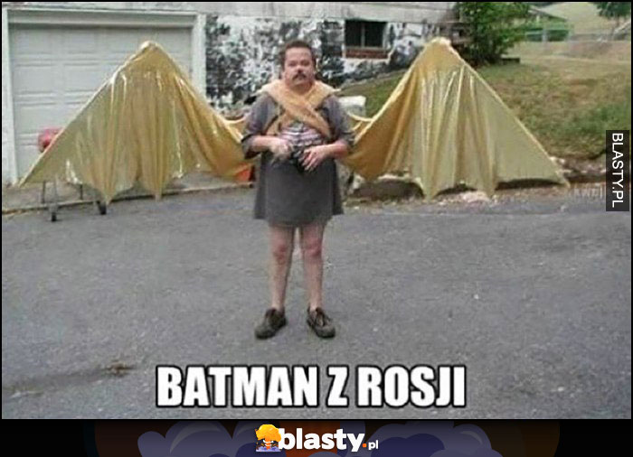 Batman z Rosji doczepiane skrzydła