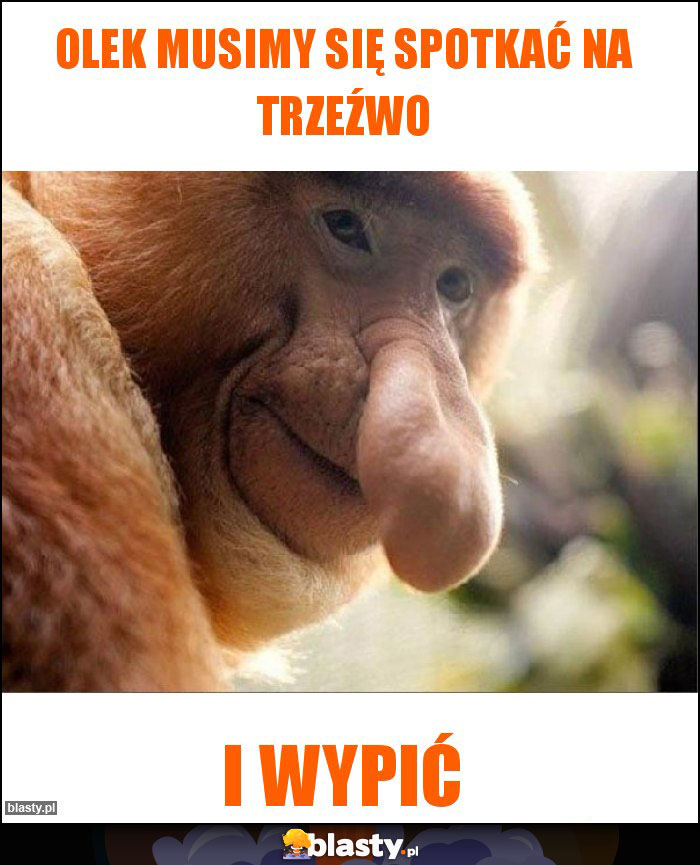 Olek musimy się spotkać na trzeźwo Olek musimy się spotkać na trzeźwo