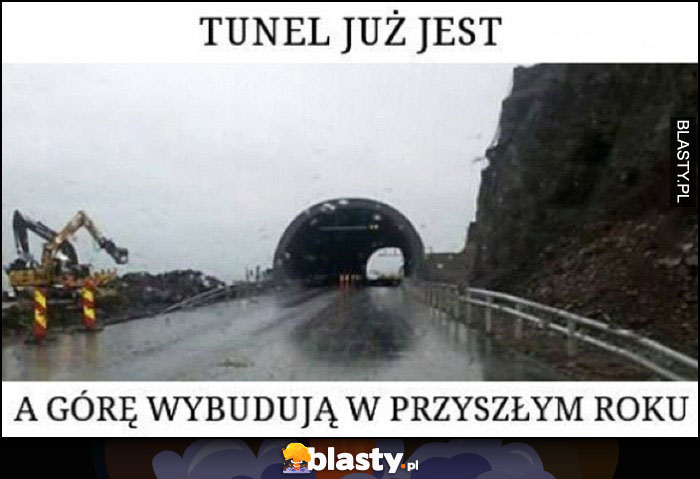 Tunel już jest, a górę wybudują w przyszłym roku