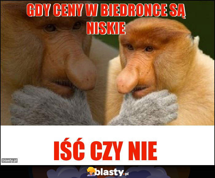 Gdy ceny w Biedronce są niskie Gdy ceny w Biedronce są niskie