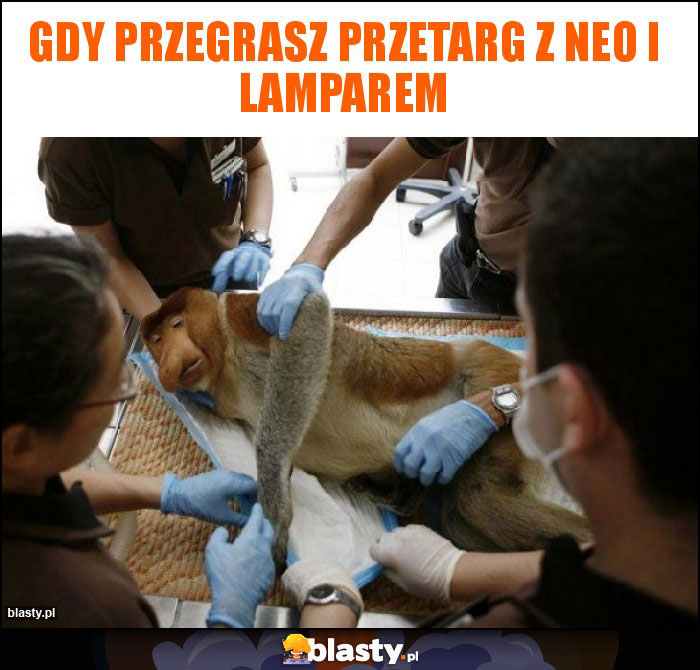 Gdy przegrasz przetarg z NEO i LAMPAREM Gdy przegrasz przetarg z NEO i LAMPAREM