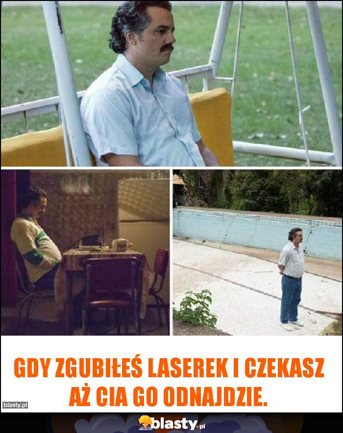 Gdy zgubiłeś laserek i czekasz aż CIA go odnajdzie. Gdy zgubiłeś laserek i czekasz aż CIA go odnajdzie.