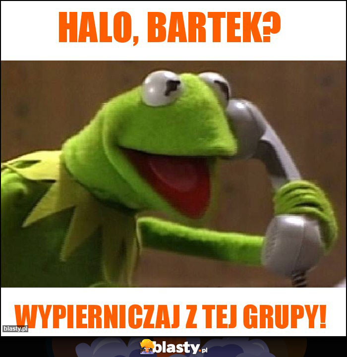 Halo, Bartek? Halo, Bartek?