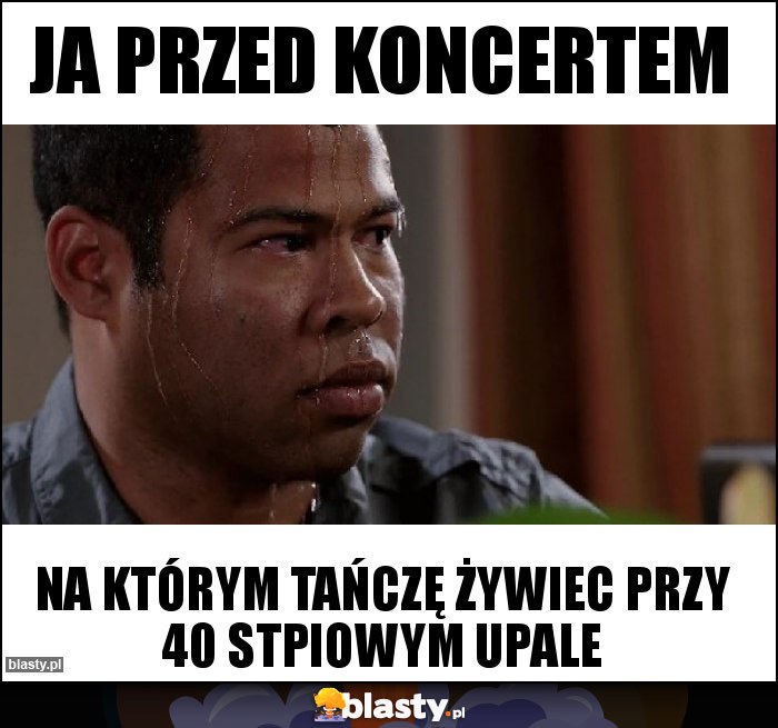 Ja przed koncertem Ja przed koncertem