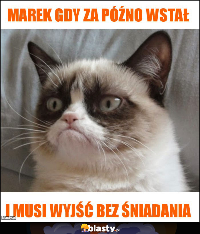 Marek gdy za późno wstał Marek gdy za późno wstał