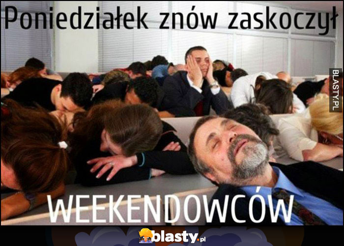 Poniedziałek znów zaskoczył weekendowców