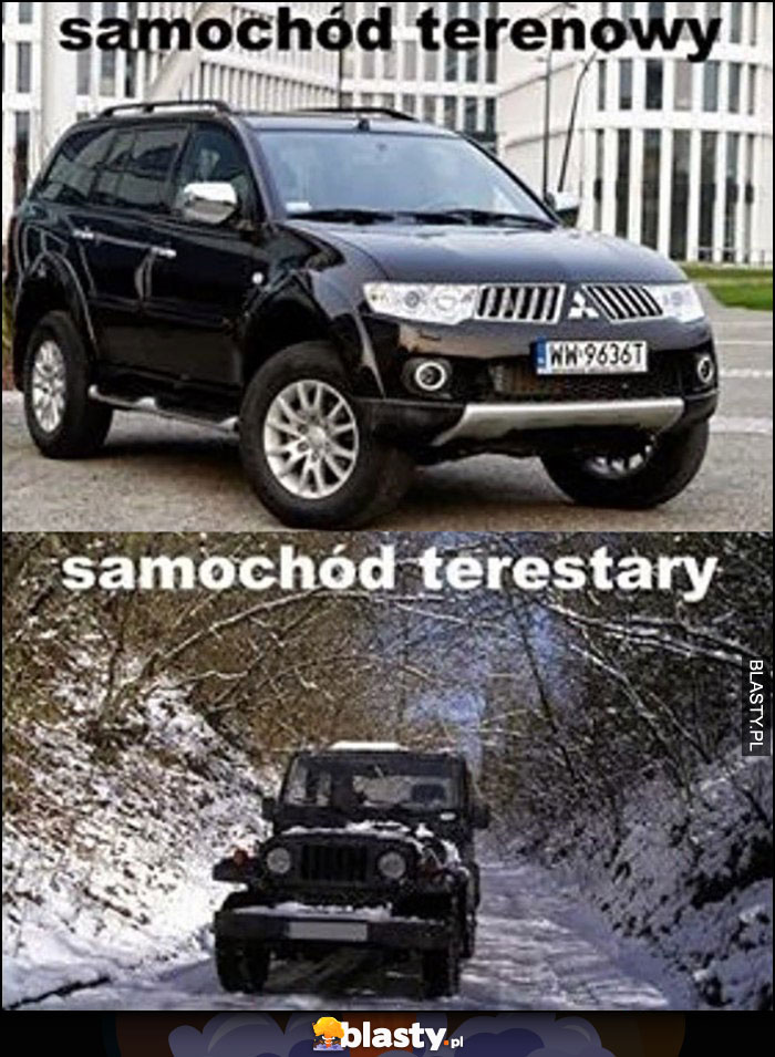 Samochód terenowy vs samochód terestary nowy stary