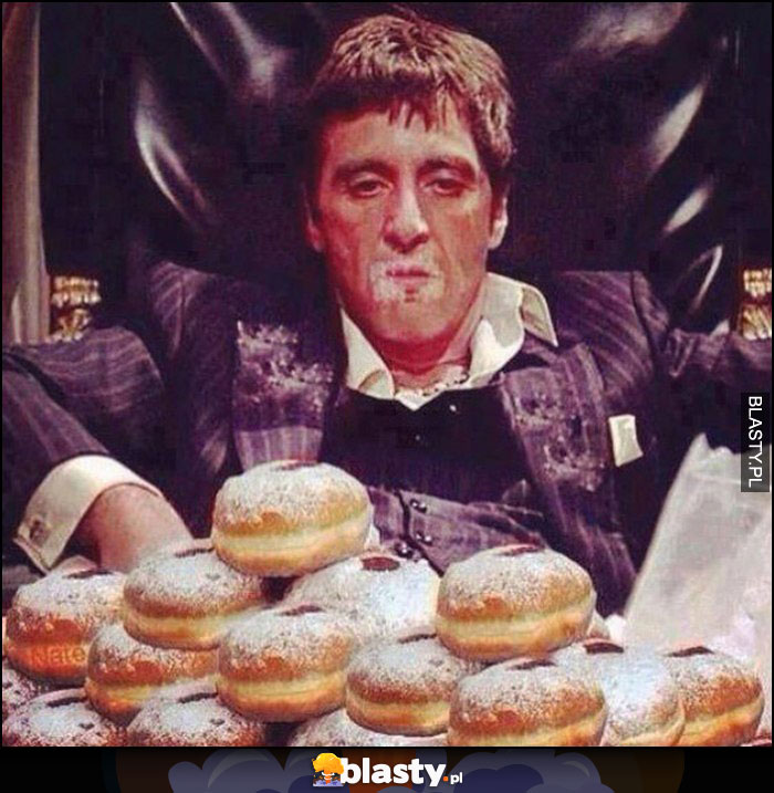 Al Pacino pączki zamiast kokainy Scarface przeróbka