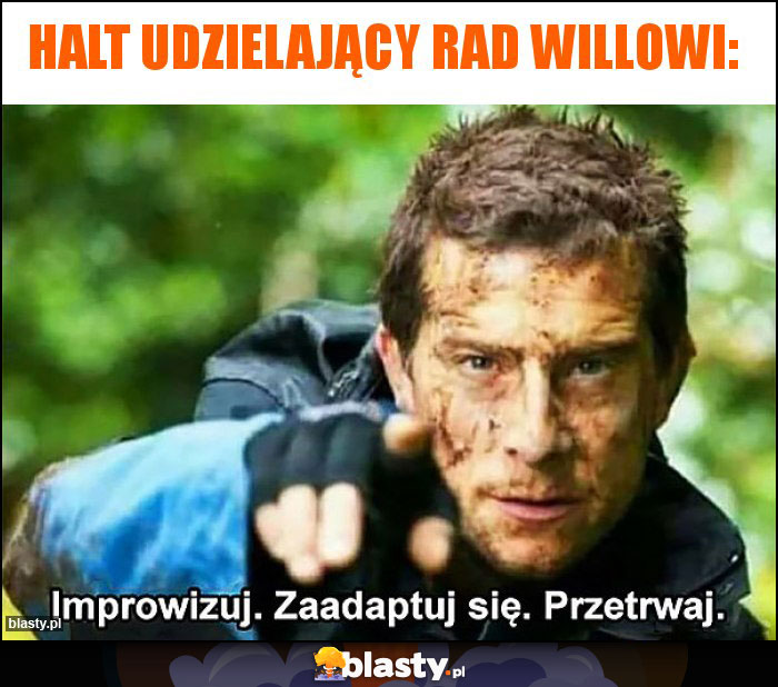Halt udzielający rad Willowi: Halt udzielający rad Willowi: