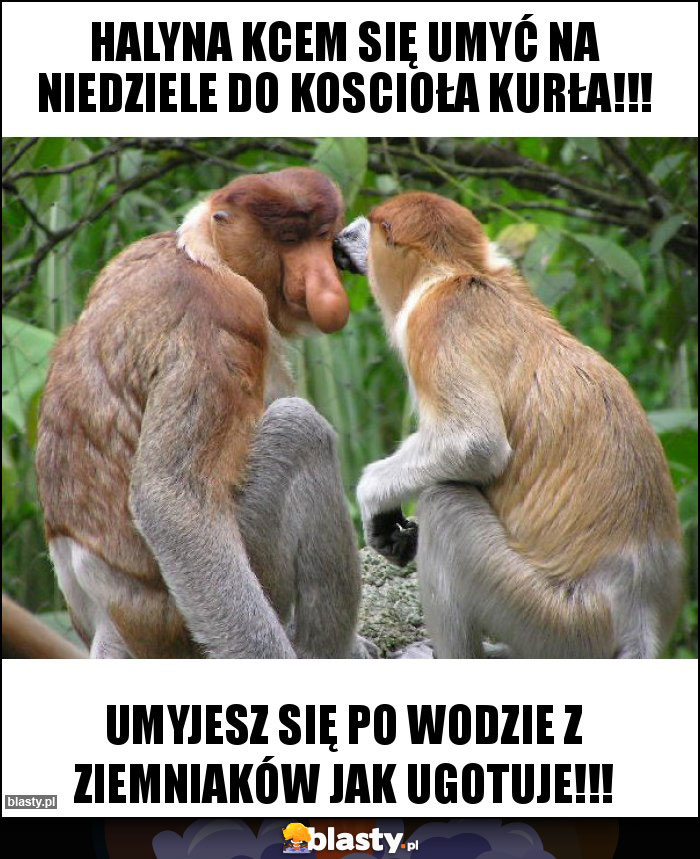 Halyna kcem się umyć na niedziele do koscioła kurła!!! Halyna kcem się umyć na niedziele do koscioła kurła!!!