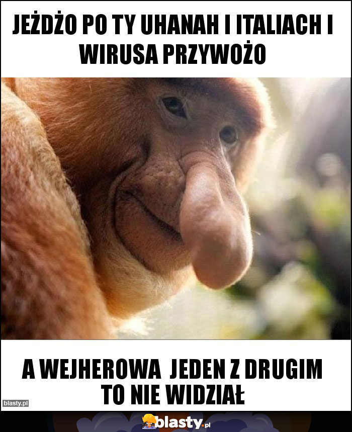 Jeżdżo po ty uhanah i italiach i wirusa przywożo Jeżdżo po ty uhanah i italiach i wirusa przywożo