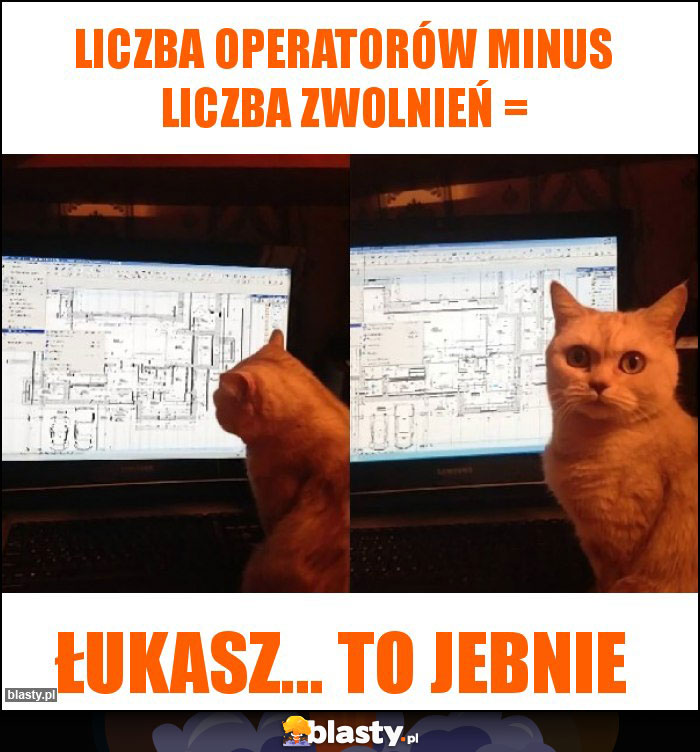 Liczba operatorów minus liczba zwolnień = Liczba operatorów minus liczba zwolnień =