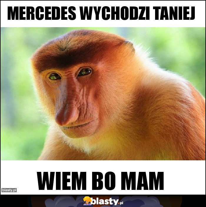 MERCEDES WYCHODZI TANIEJ MERCEDES WYCHODZI TANIEJ