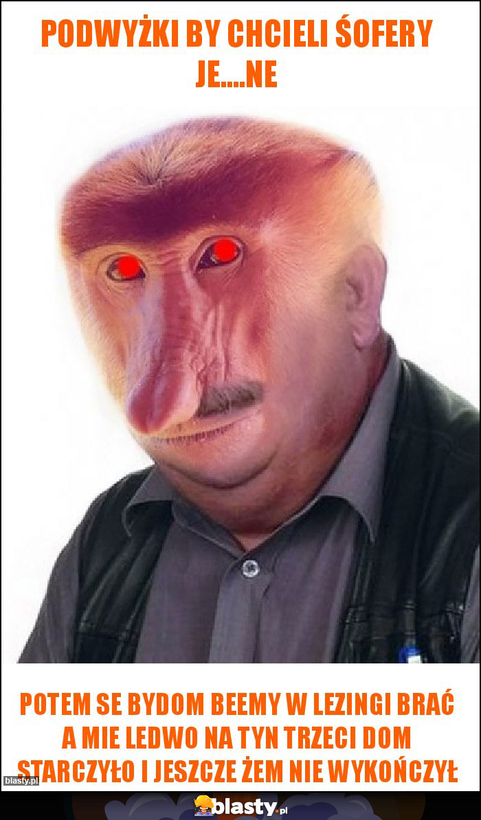 Podwyżki by chcieli śofery je....ne Podwyżki by chcieli śofery je....ne