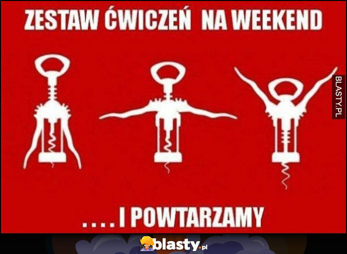 Korkociąg - zestaw ćwiczeń na weekend i powtarzamy