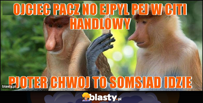 OJCIEC PACZ NO EJPYL PEJ W CITI HANDLOWY OJCIEC PACZ NO EJPYL PEJ W CITI HANDLOWY
