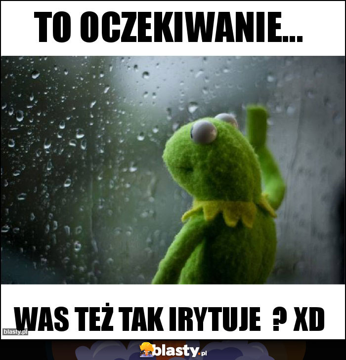 TO OCZEKIWANIE... TO OCZEKIWANIE...