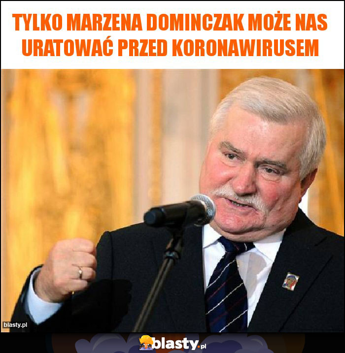 Tylko Marzena Dominczak może nas uratować przed koronawirusem Tylko Marzena Dominczak może nas uratować przed koronawirusem