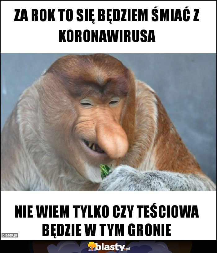 Za rok to się BĘDZIEM ŚMIAĆ Z koronawirusa