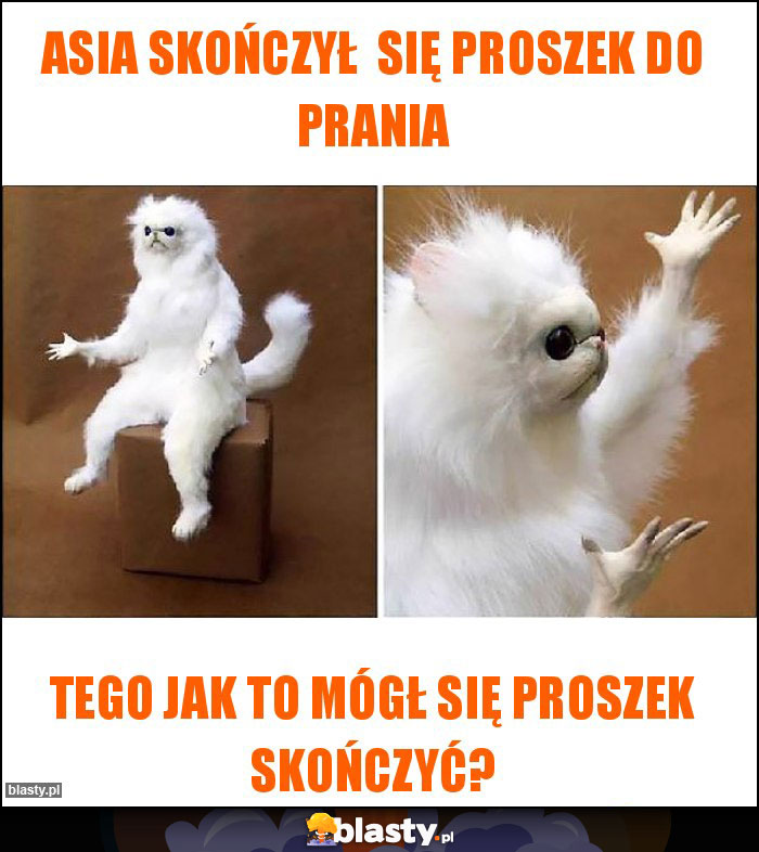 Asia Skończył się proszek do prania Asia Skończył się proszek do prania