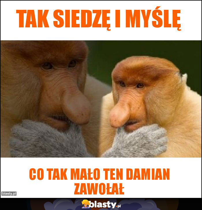 Tak siedzę i myślę