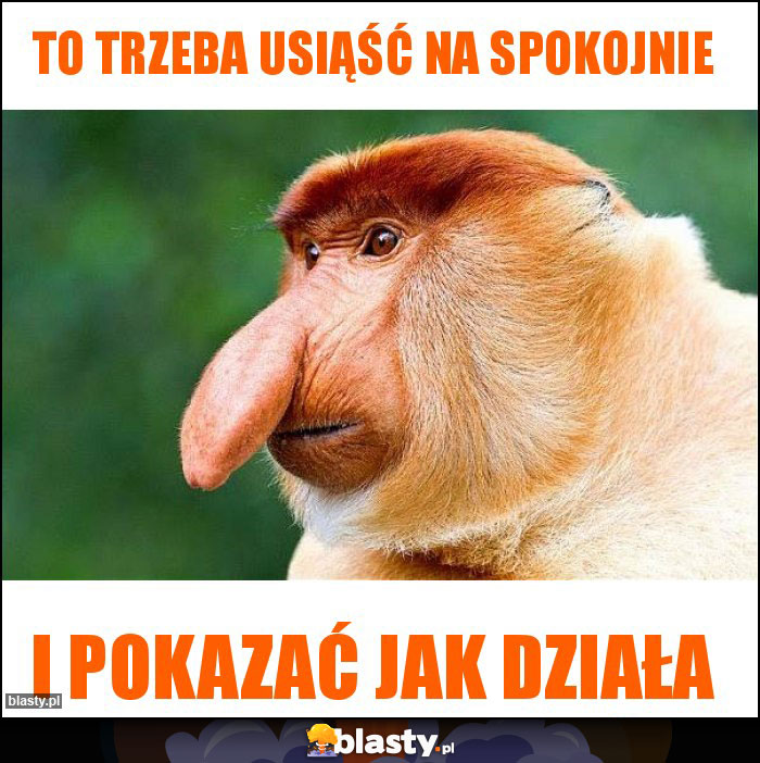 To trzeba usiąść na spokojnie To trzeba usiąść na spokojnie