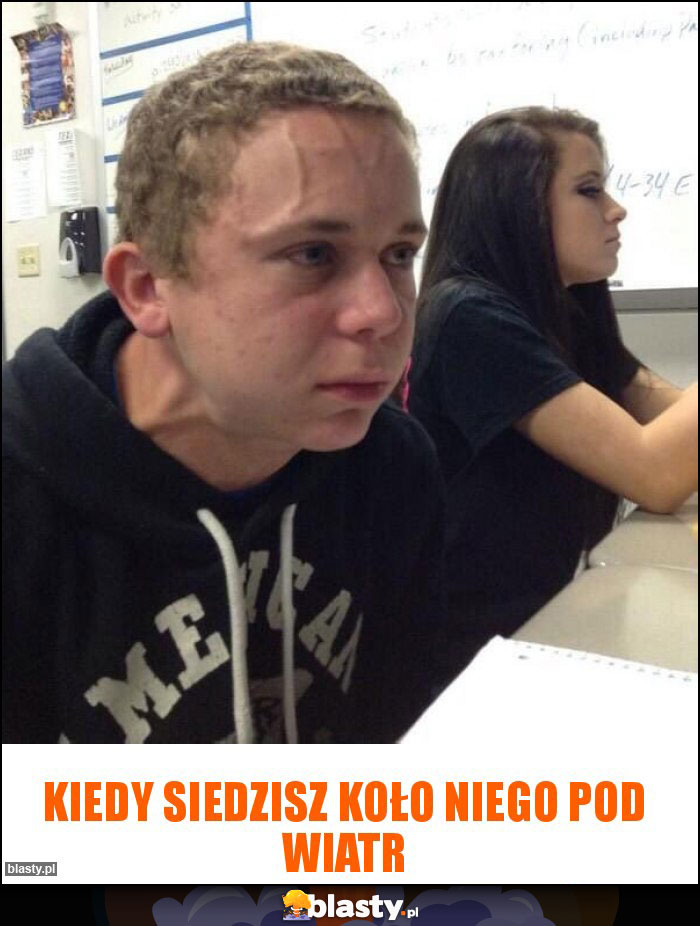 Kiedy siedzisz koło niego pod wiatr Kiedy siedzisz koło niego pod wiatr