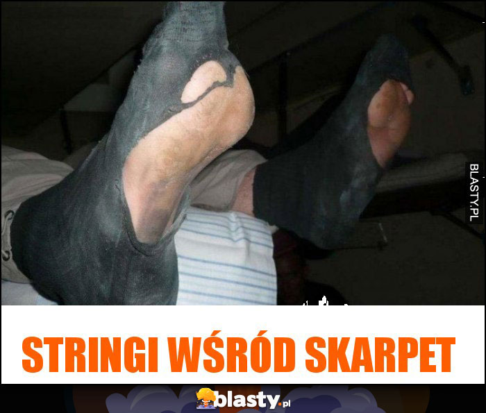 stringi wśród skarpet stringi wśród skarpet