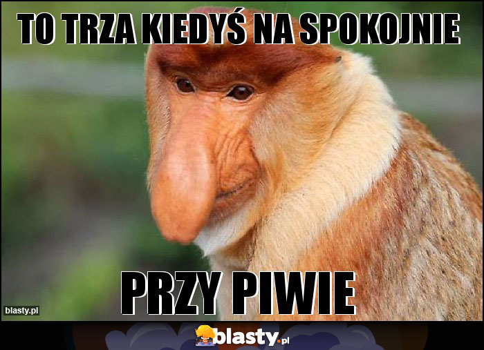 To trza kiedyś na spokojnie