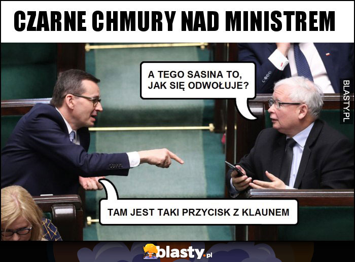 Czarne chmury nad ministrem