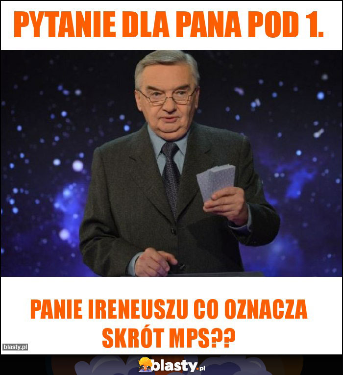 Pytanie dla Pana pod 1. Pytanie dla Pana pod 1.