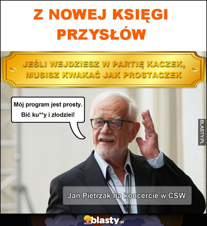Z nowej księgi przysłów Z nowej księgi przysłów