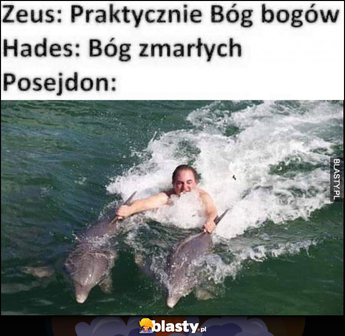 Zeus: Bóg bogów, Hades: Bóg zmarłych, Posejdon: Robert Makłowicz pływa z delfinami