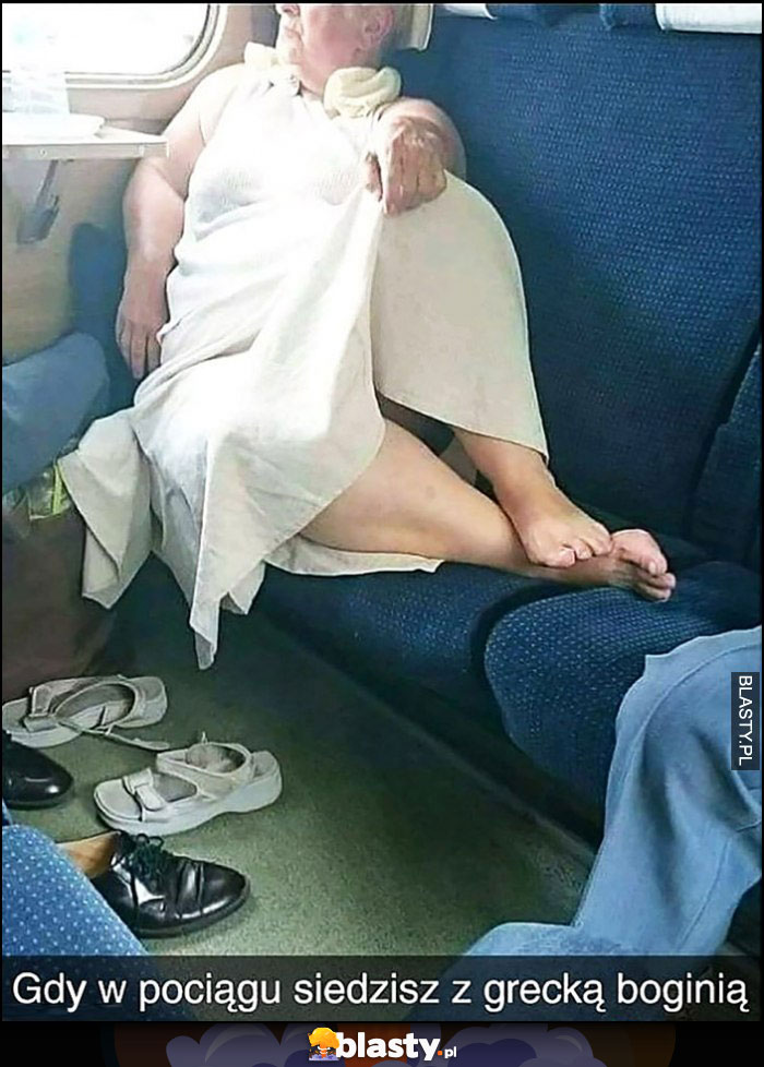 Gdy w pociągu siedzisz z grecką boginią