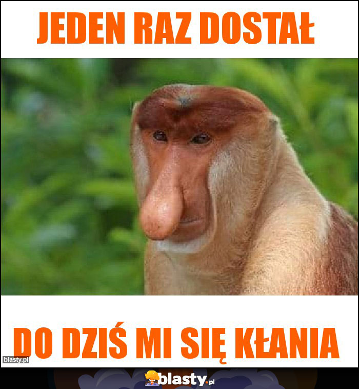 Jeden raz dostał Jeden raz dostał