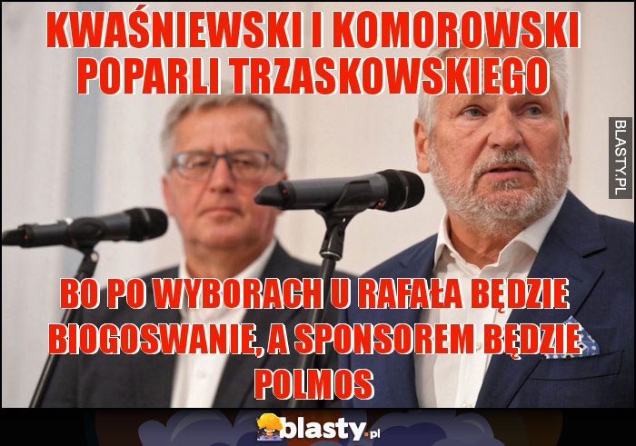 Kwaśniewski i Komorowski poparli Trzaskowskiego Kwaśniewski i Komorowski poparli Trzaskowskiego