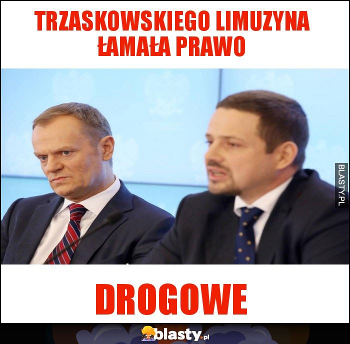 Trzaskowskiego limuzyna łamała prawo Trzaskowskiego limuzyna łamała prawo