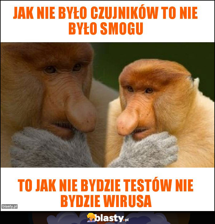 Jak nie było czujników to nie było smogu Jak nie było czujników to nie było smogu