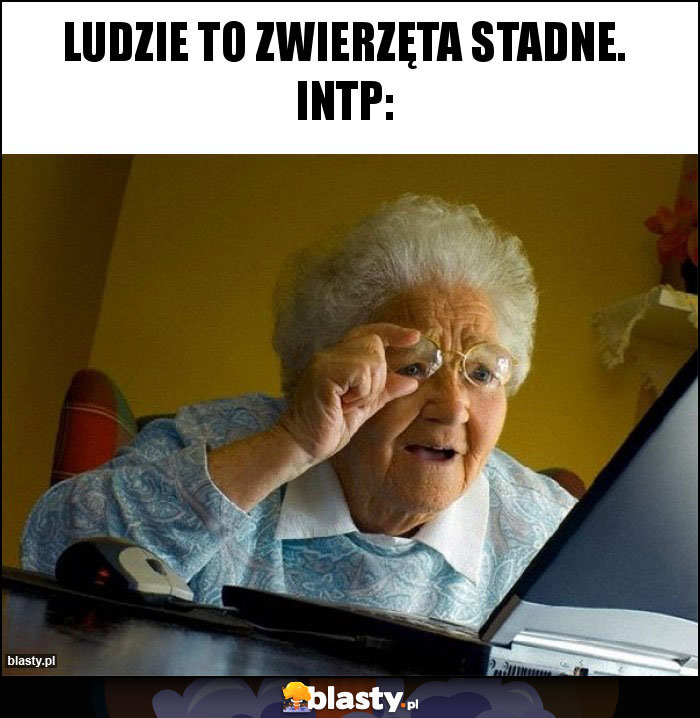 Ludzie to zwierzęta stadne. INTP: Ludzie to zwierzęta stadne. INTP: