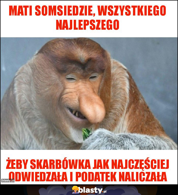 Mati somsiedzie, wszystkiego najlepszego Mati somsiedzie, wszystkiego najlepszego