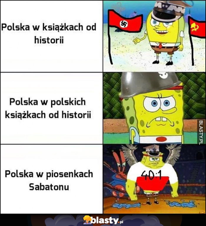 Spongebob: Polska w książkach od historii, Polska w polskich ksiązkach od historii, Polska w piosenkach Sabatonu