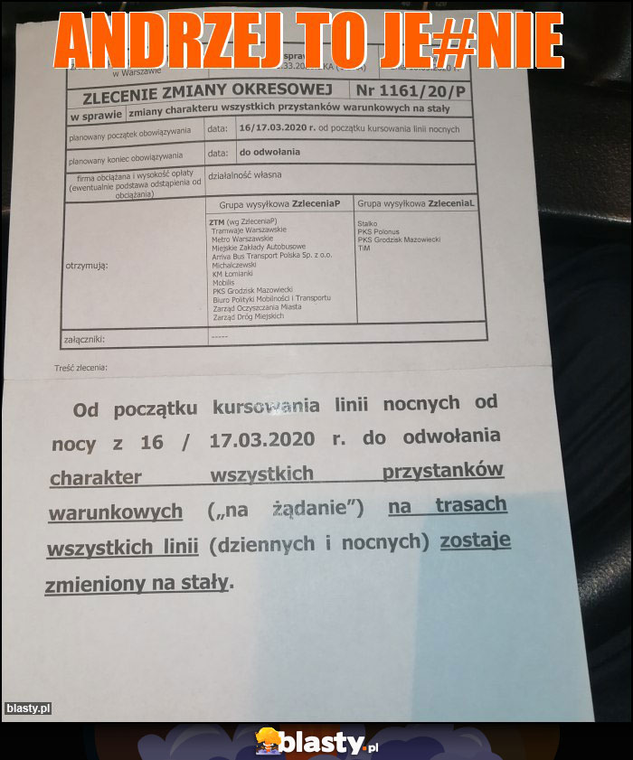 Andrzej to je#nie Andrzej to je#nie