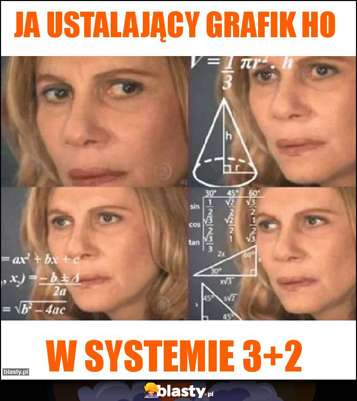 Ja ustalający grafik HO Ja ustalający grafik HO